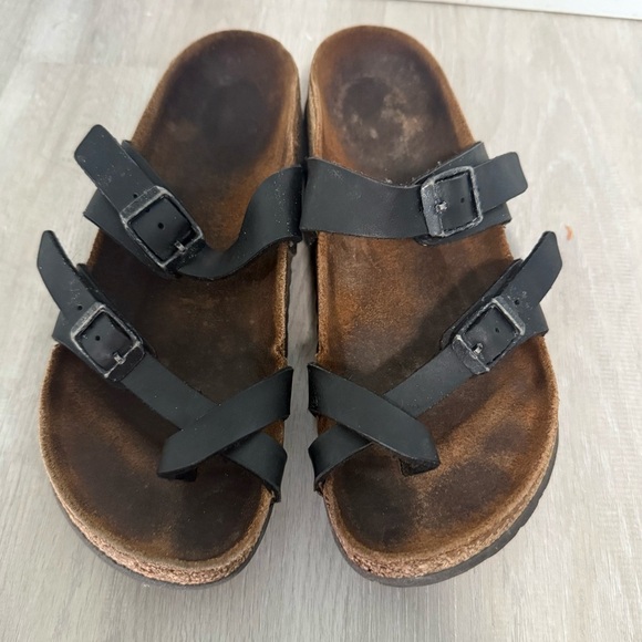 Birkenstock Mayari Birko-Flor Women's Sandal Black Size 36 US 5 - Picture 4 of 5